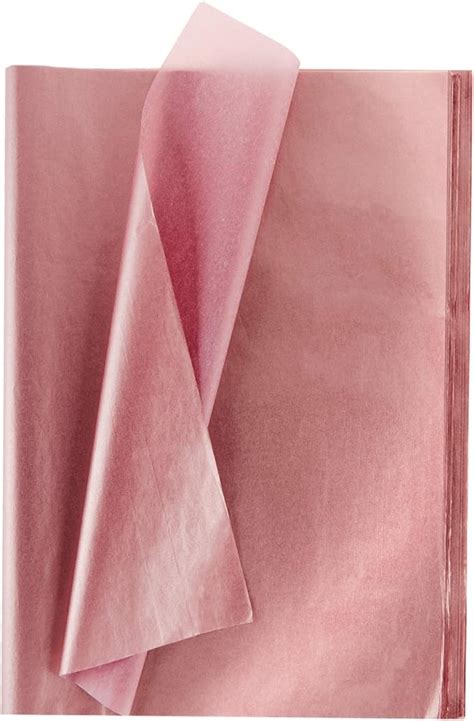 Whaline Rose Gold Tissue Paper Bulk, 100 Sheets 